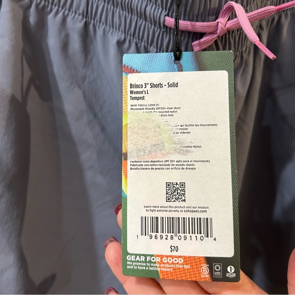 NWT Cotopaxi Brinco Shorts Tempest - Picture 5 of 5